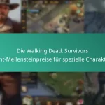 Die Walking Dead: Survivors Event-Meilensteinpreise für spezielle Charaktere
