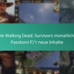 Die Walking Dead: Survivors monatliche Passboni für neue Inhalte