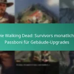 Die Walking Dead: Survivors monatliche Passboni für Gebäude-Upgrades