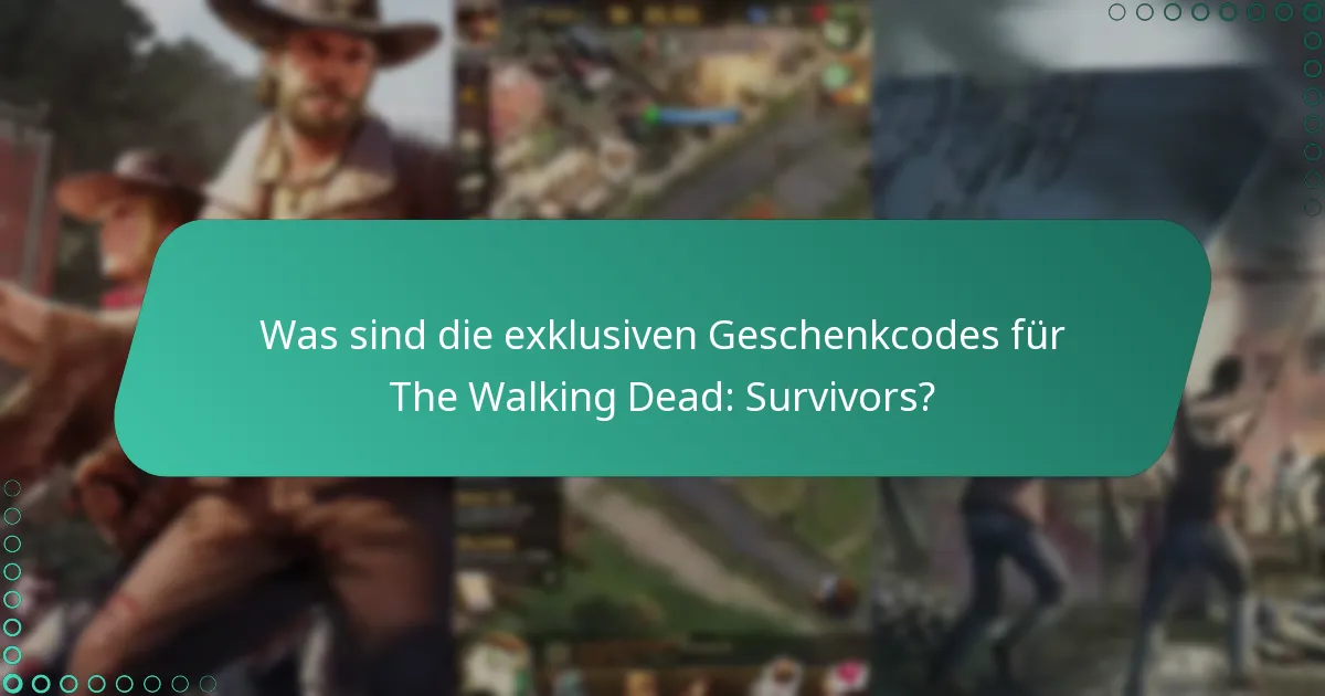 Wie löse ich Geschenkcodes in The Walking Dead: Survivors ein?