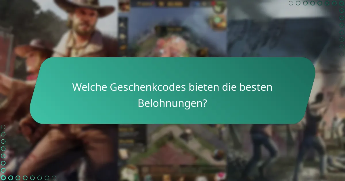 Welche Veranstaltungen sind mit Geschenkcodes verbunden?